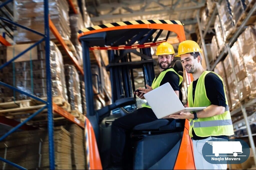 Naqla Movers warehouse team
